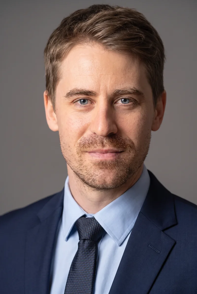 AI-generated portrait of Shayne Hunter, keynote speaker