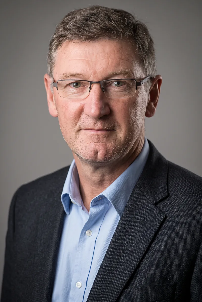 AI-generated portrait of Simon Madden, keynote speaker