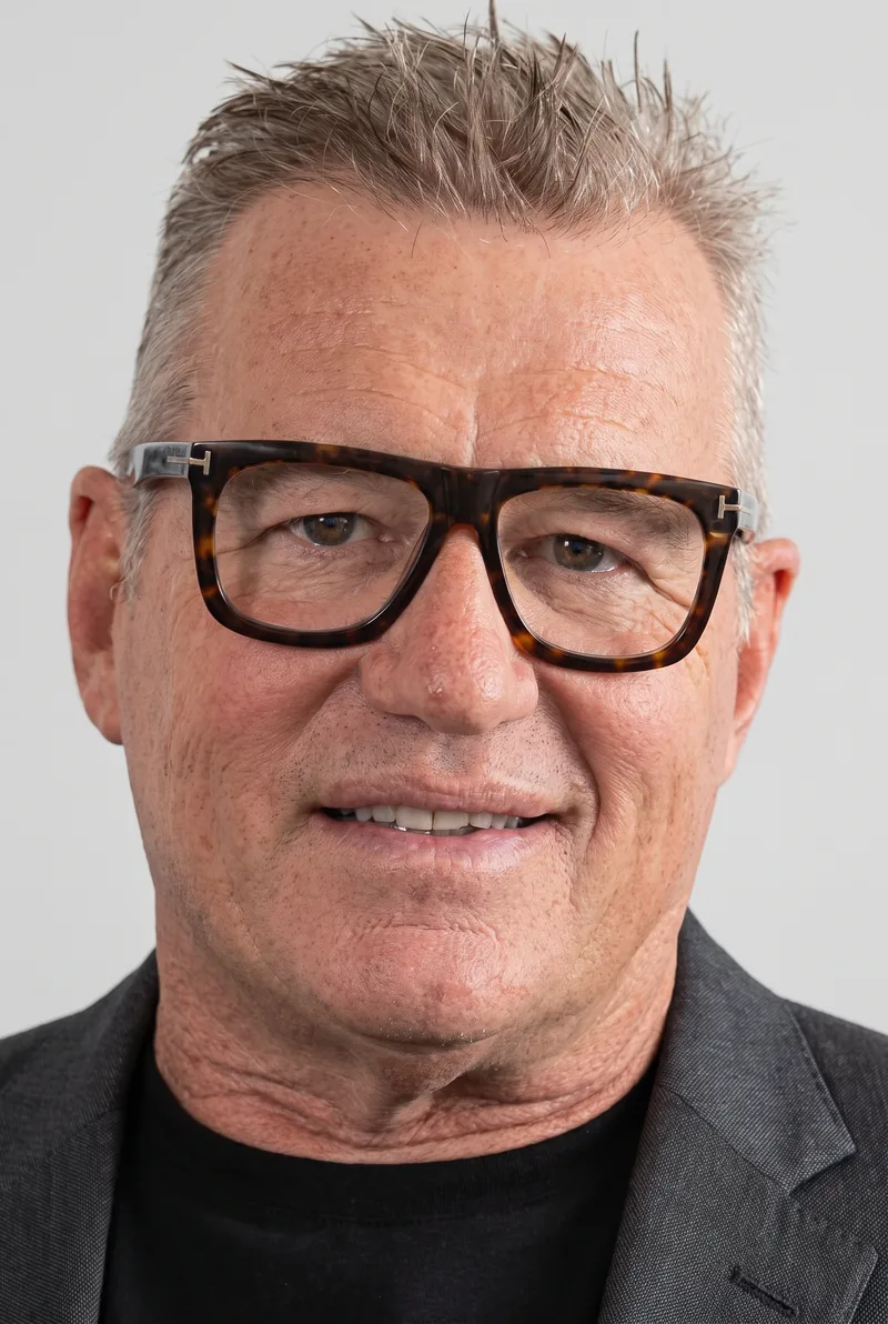AI-generated portrait of Sir John Kirwan, keynote speaker