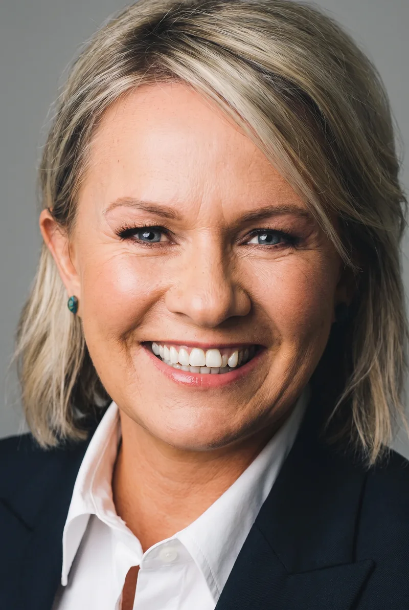 AI-generated portrait of Sonia McDonald, keynote speaker