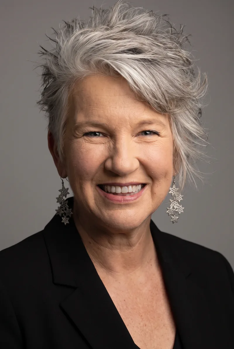 AI-generated portrait of Sophie Thomson, keynote speaker