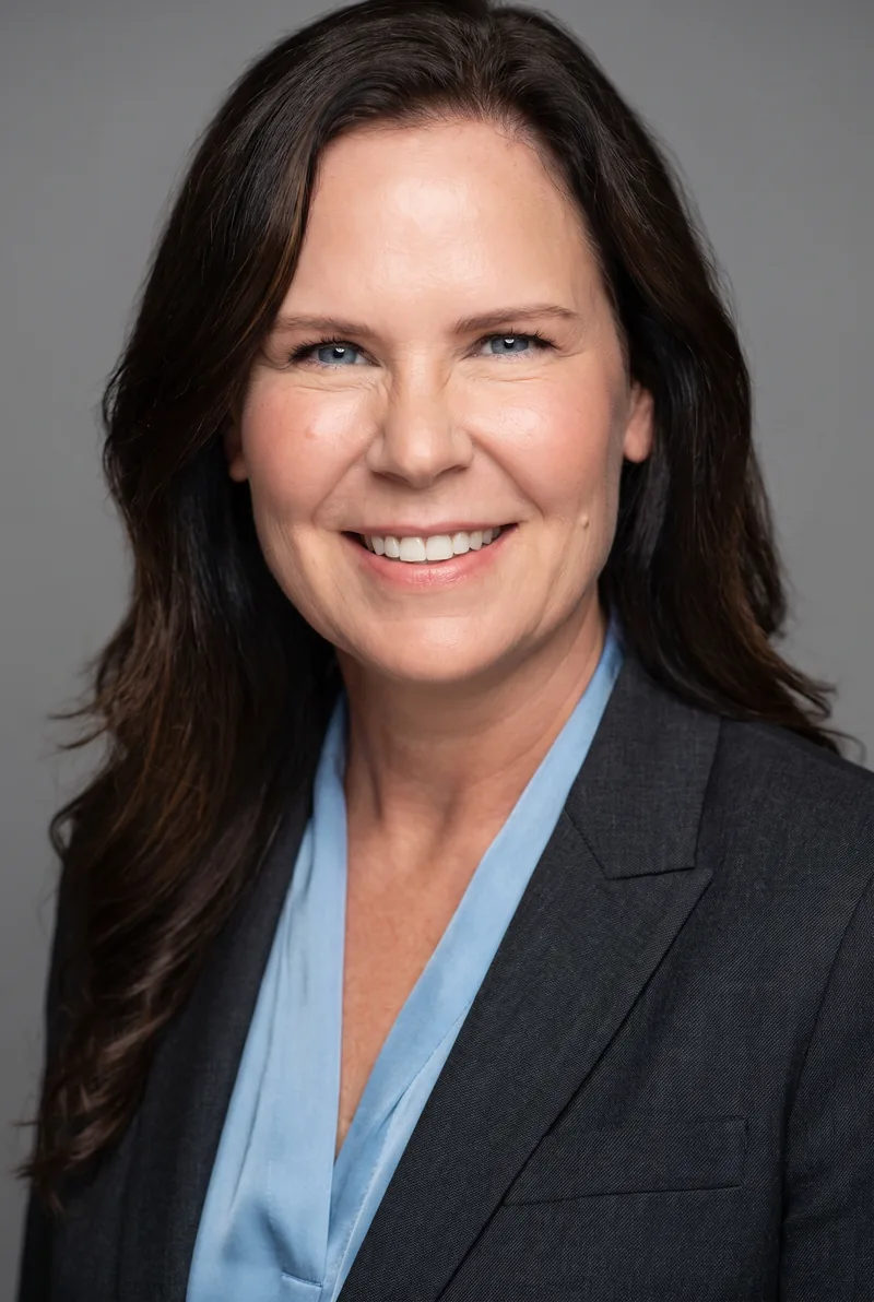 AI-generated portrait of Stacey Edmonds, keynote speaker