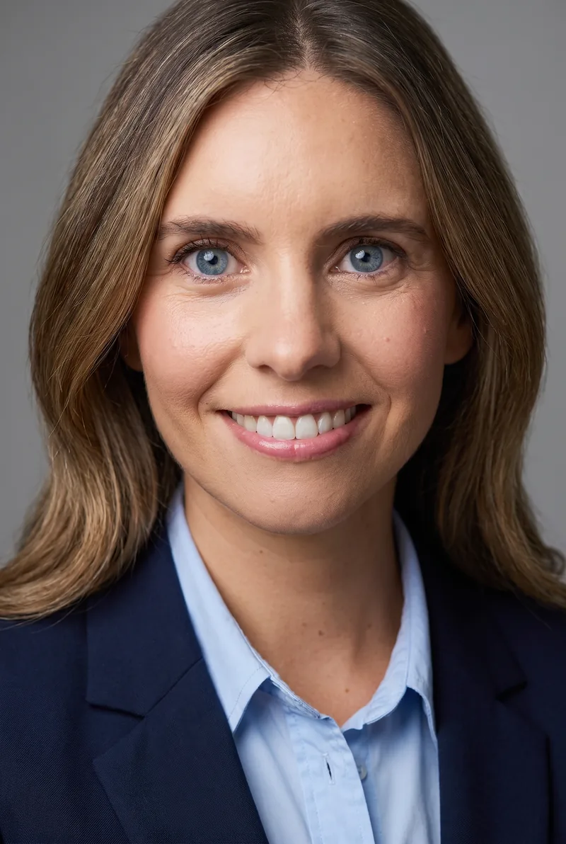 AI-generated portrait of Stephanie Gobbo, keynote speaker