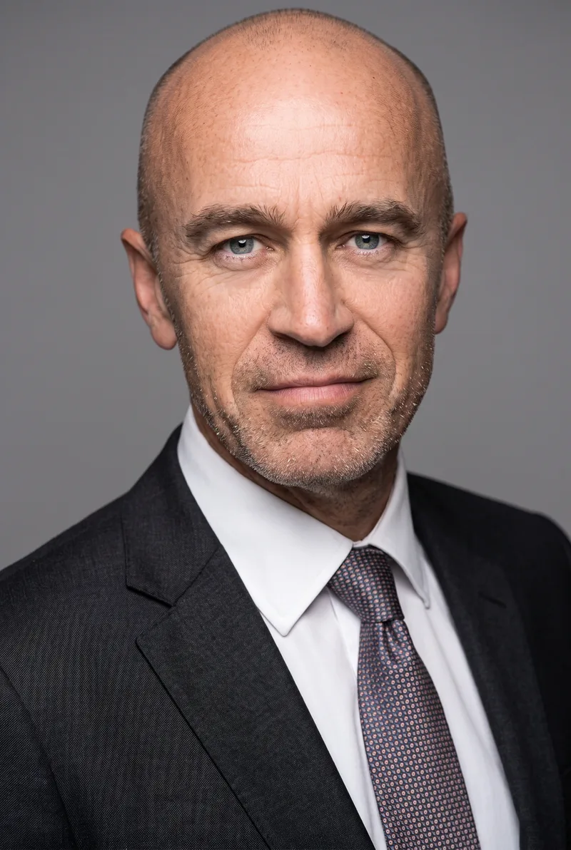 AI-generated portrait of Stephen Scheeler, keynote speaker