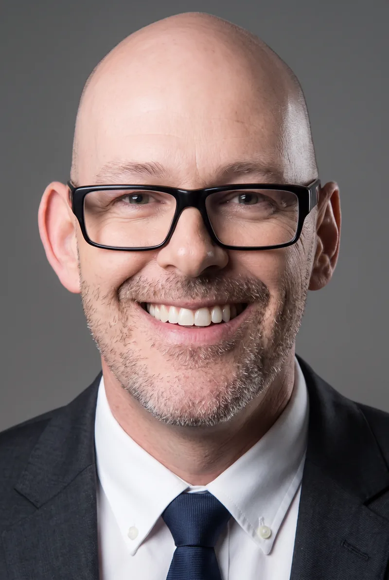 AI-generated portrait of Stephen Scott Johnson, keynote speaker
