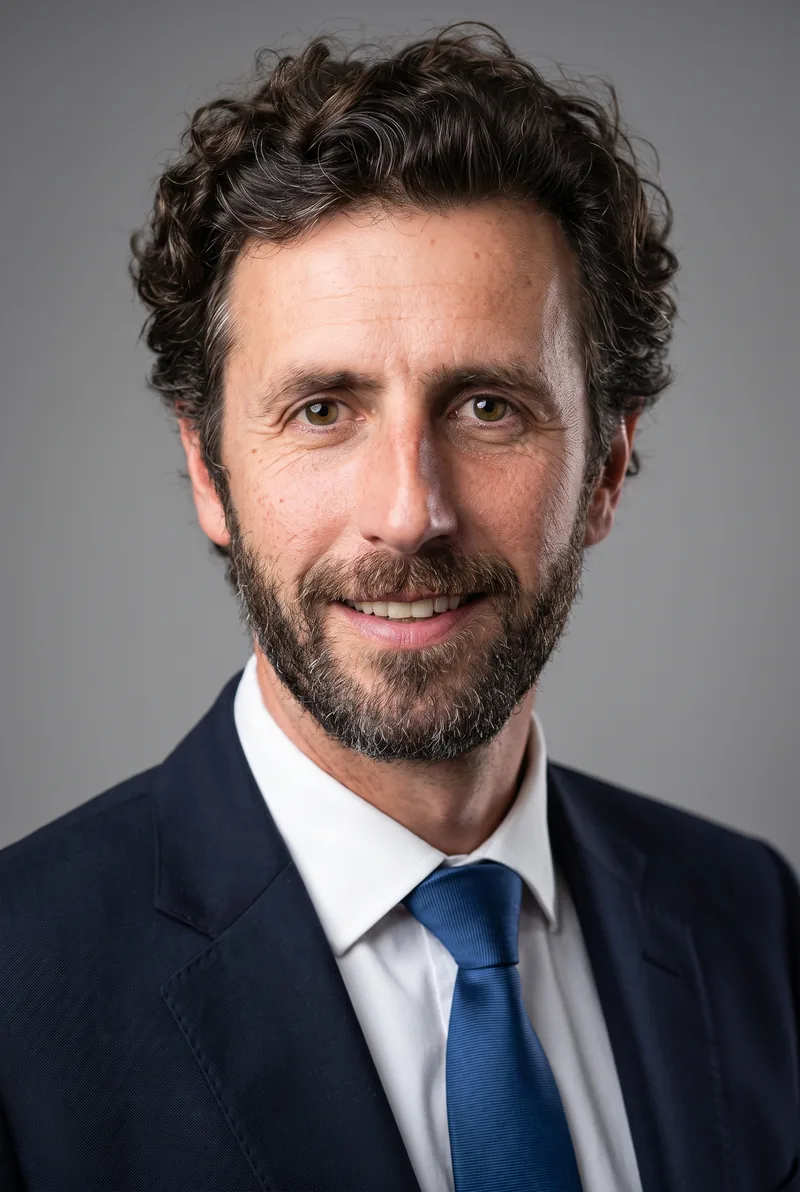 AI-generated portrait of Stevan Premutico, keynote speaker