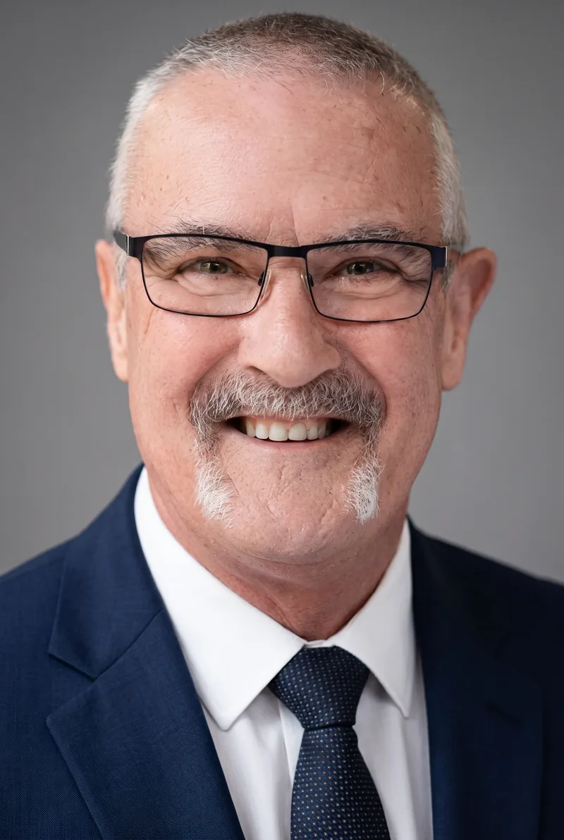 AI-generated portrait of Steve Cain, keynote speaker