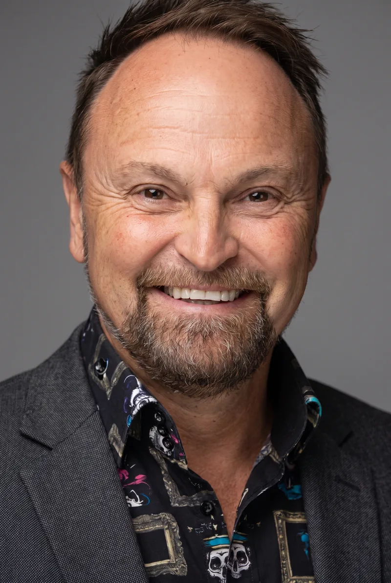 AI-generated portrait of Steven Bradbury OAM, keynote speaker