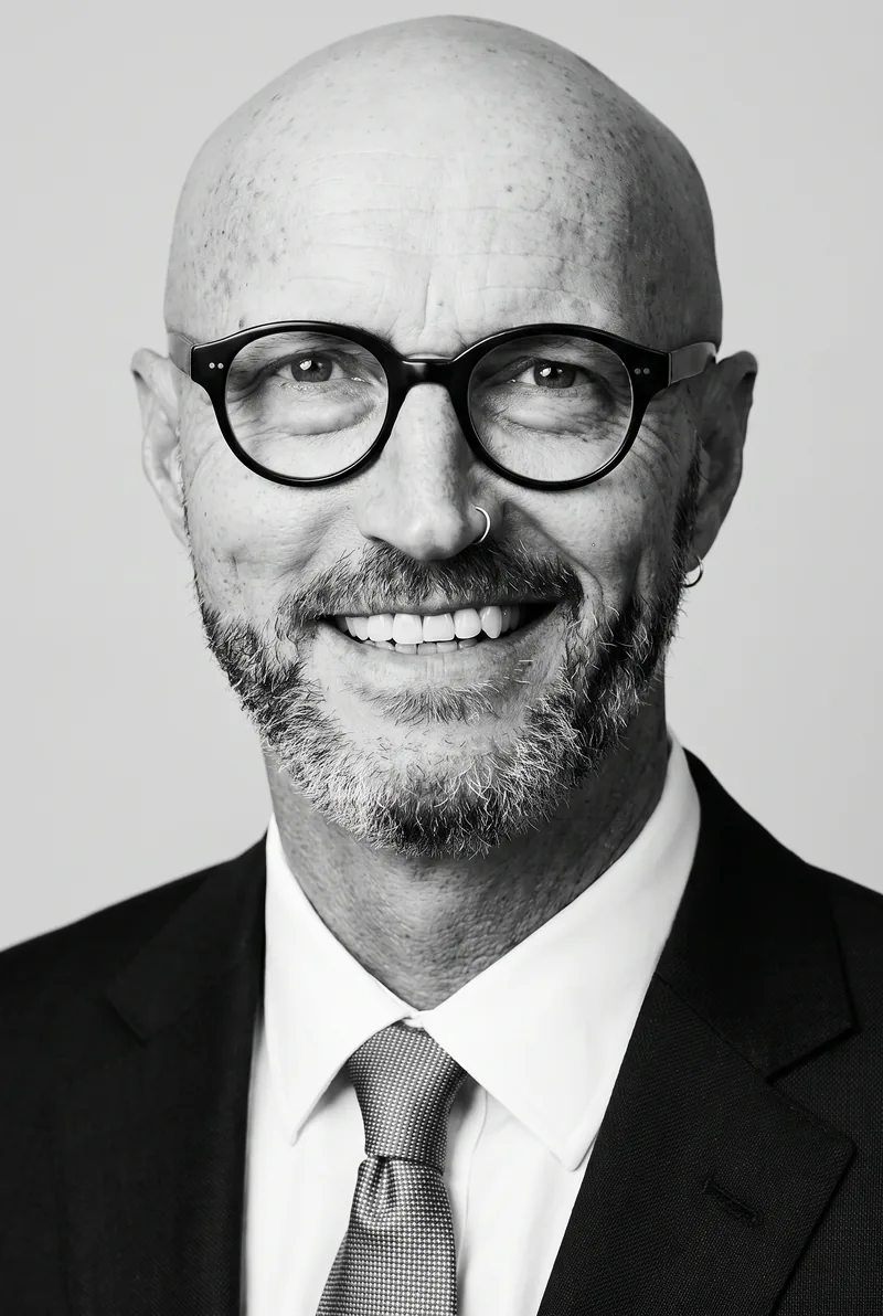 AI-generated portrait of Steven Burgess, keynote speaker