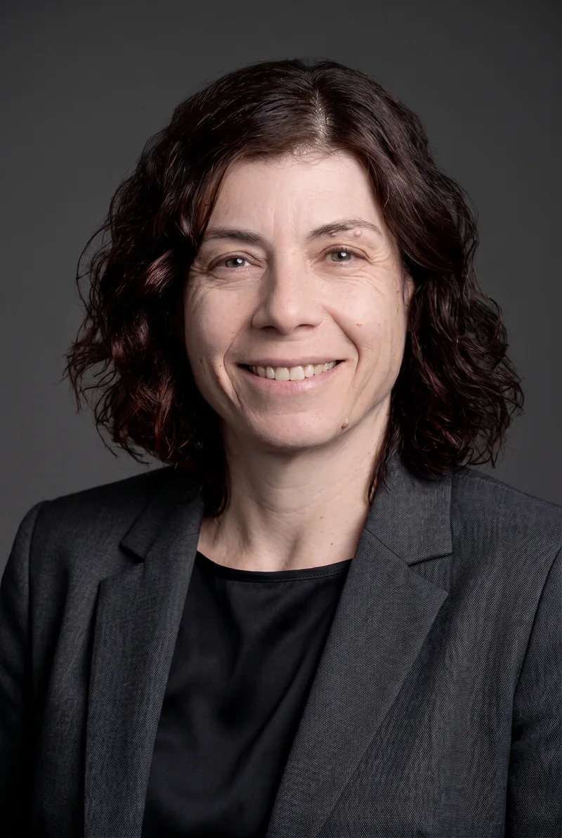 AI-generated portrait of Sue Chrysanthou SC, keynote speaker