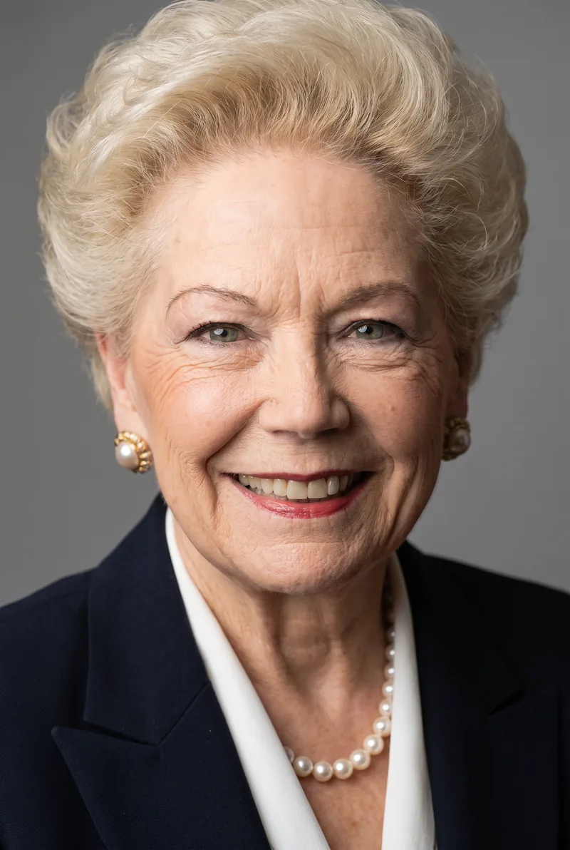 AI-generated portrait of Susan Alberti AC, keynote speaker