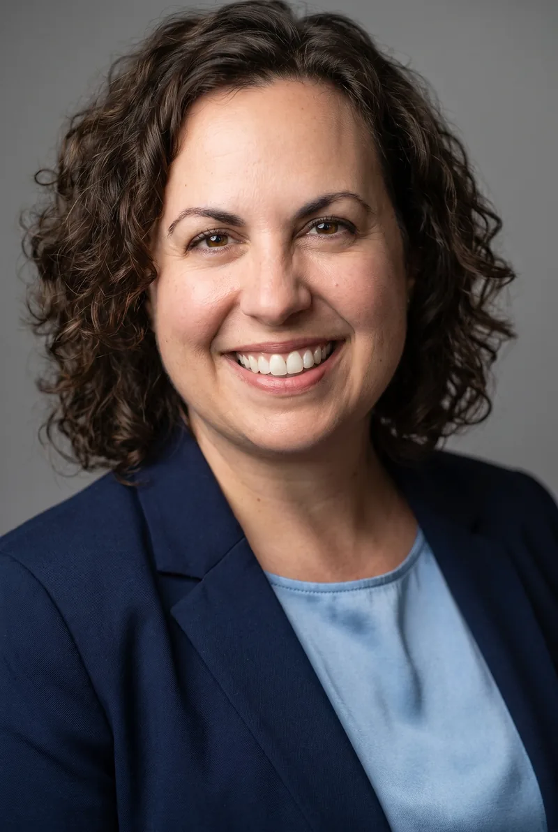 AI-generated portrait of Suzanne Waldron, keynote speaker