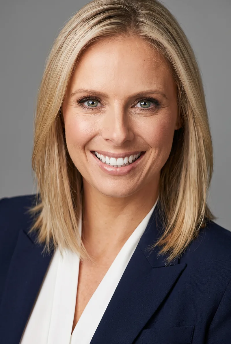 AI-generated portrait of Sylvia Jeffreys, keynote speaker