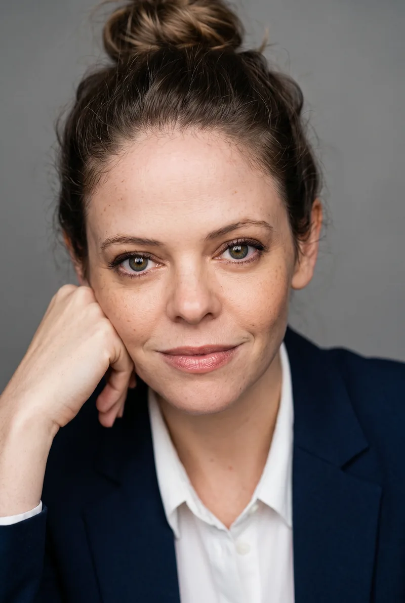 AI-generated portrait of Tegan Higginbotham, keynote speaker