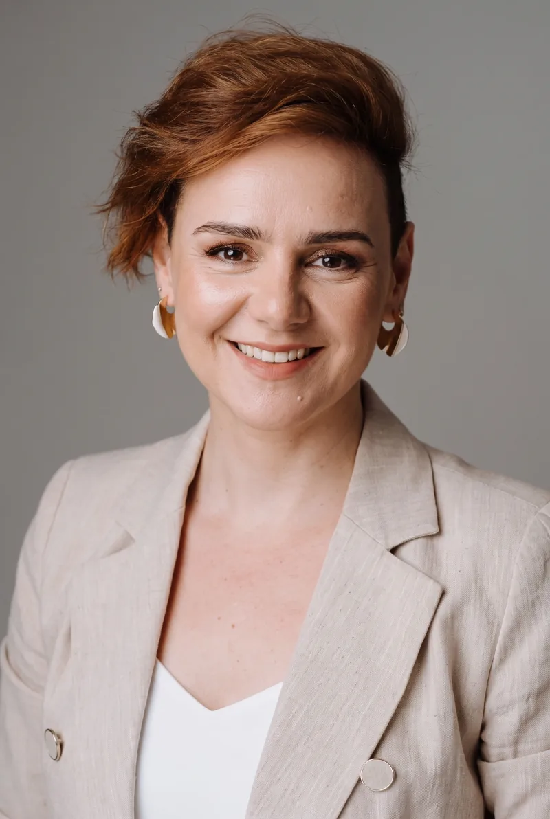 AI-generated portrait of Tegan Taylor, keynote speaker