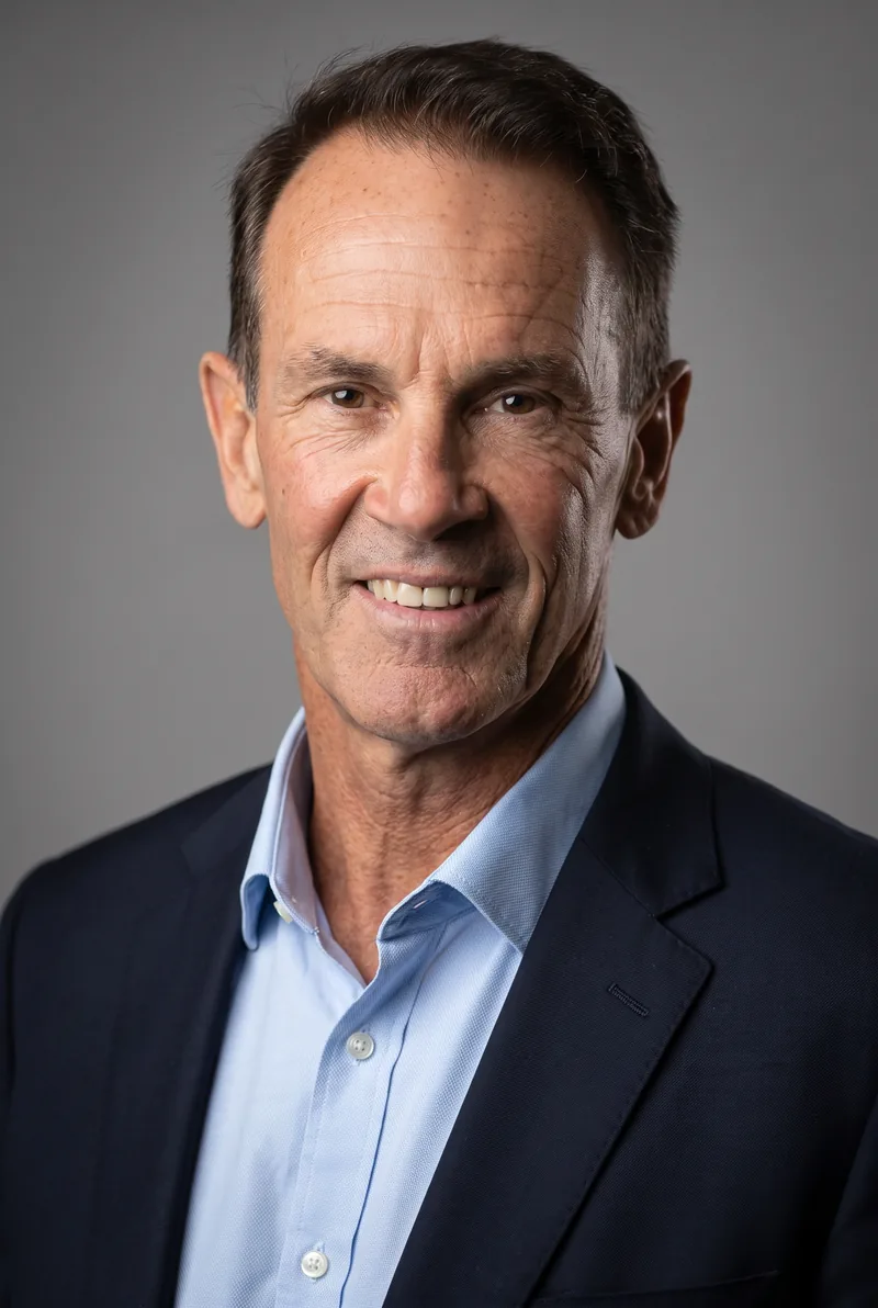 AI-generated portrait of Terry Wallace, keynote speaker