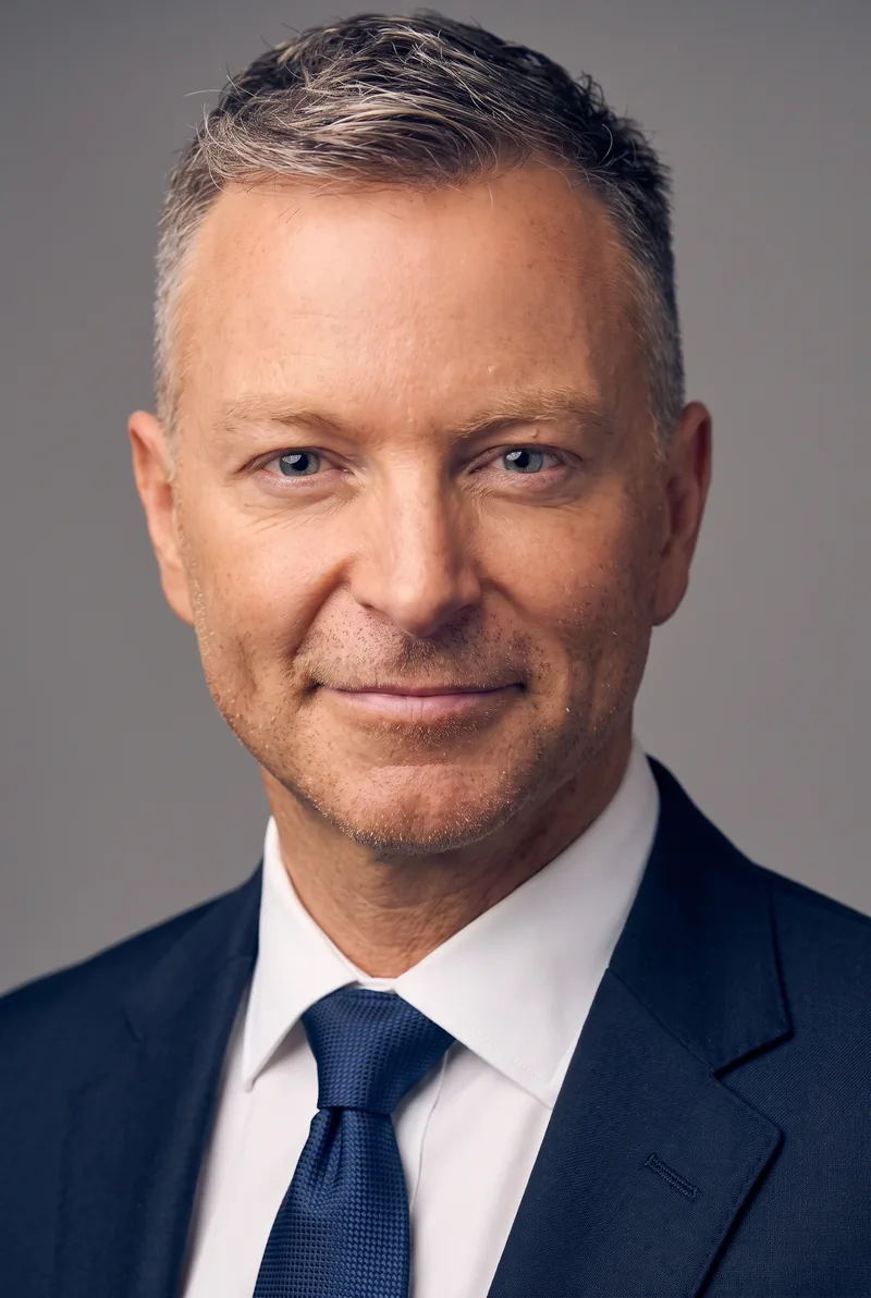 AI-generated portrait of Tim Campbell, keynote speaker