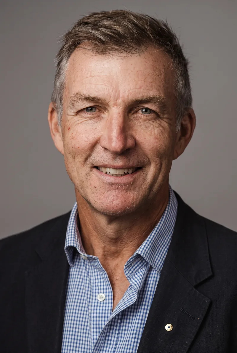 AI-generated portrait of Tim Jarvis AM, keynote speaker