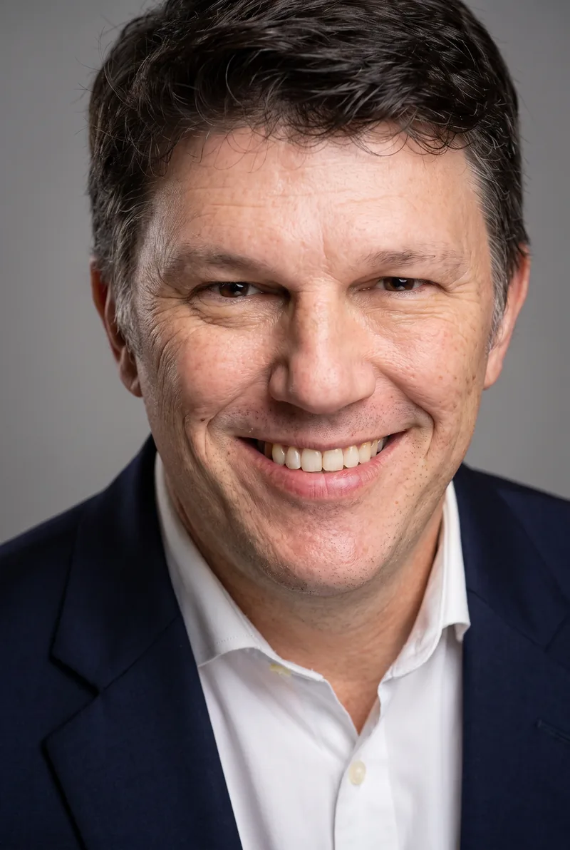 AI-generated portrait of Tim Wade, keynote speaker