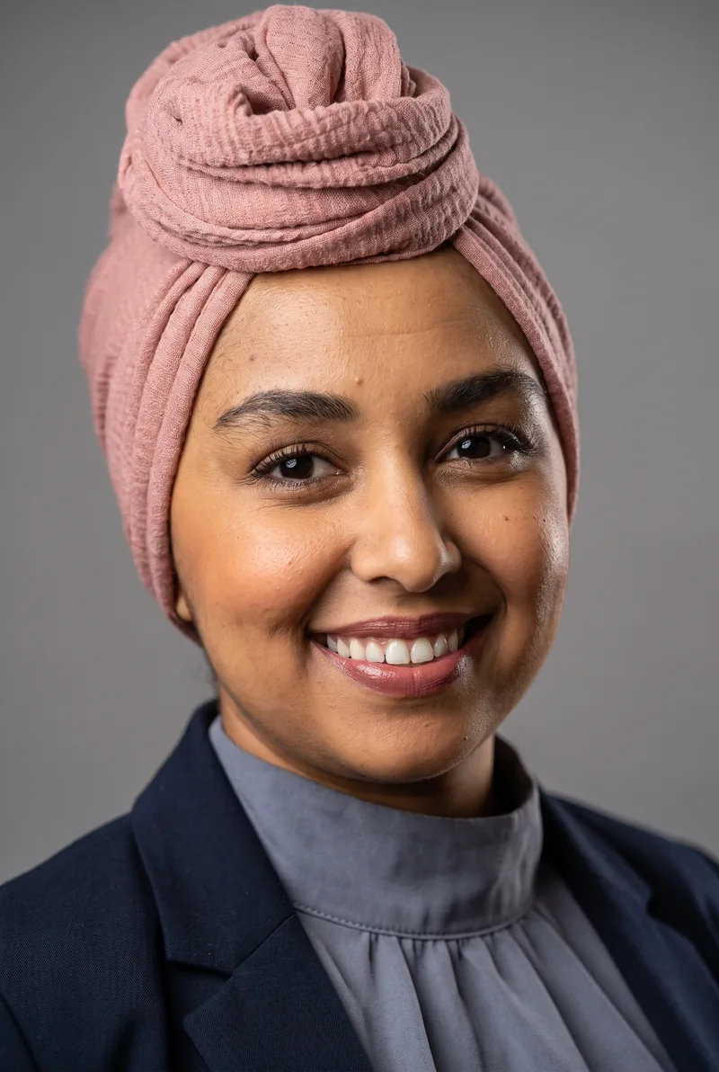AI-generated portrait of Toltu Tufa, keynote speaker