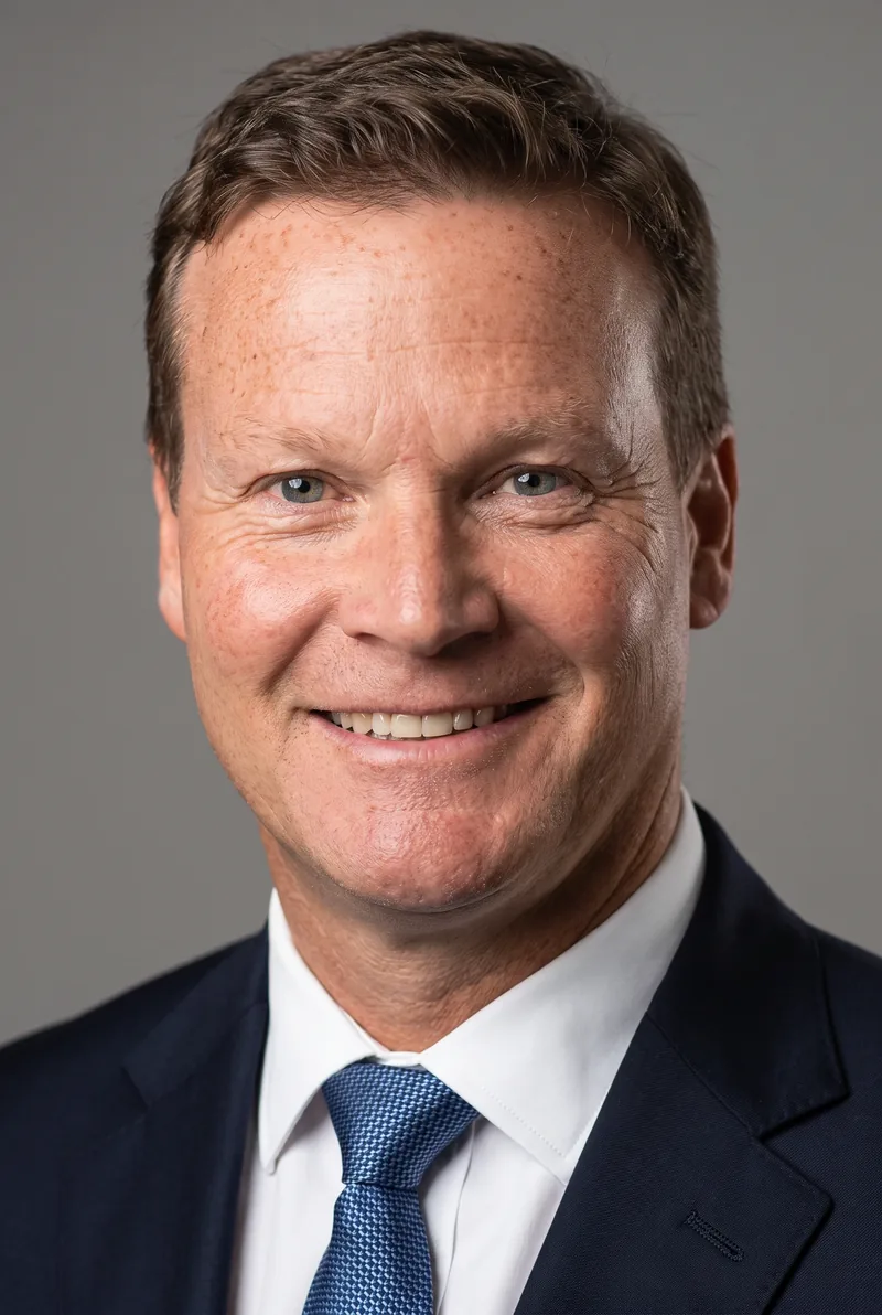 AI-generated portrait of Tom Griffith, keynote speaker