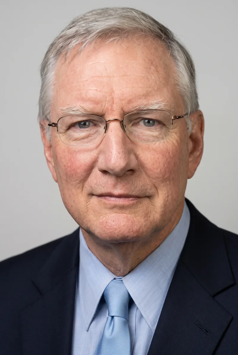 AI-generated portrait of Tom Peters, keynote speaker