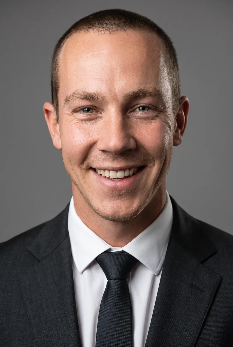 AI-generated portrait of Tom Walton, keynote speaker