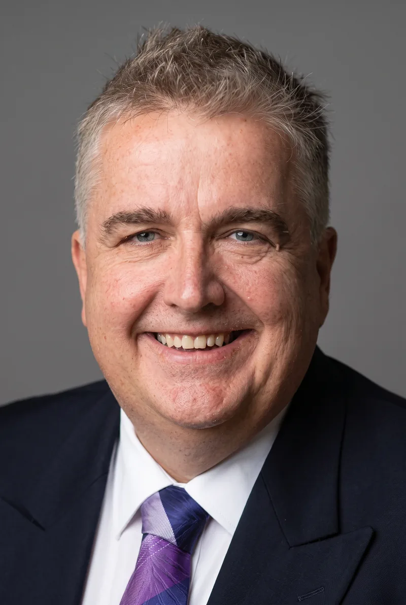 AI-generated portrait of Tony Leonard, keynote speaker