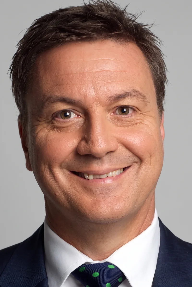 AI-generated portrait of Tony Squires, keynote speaker