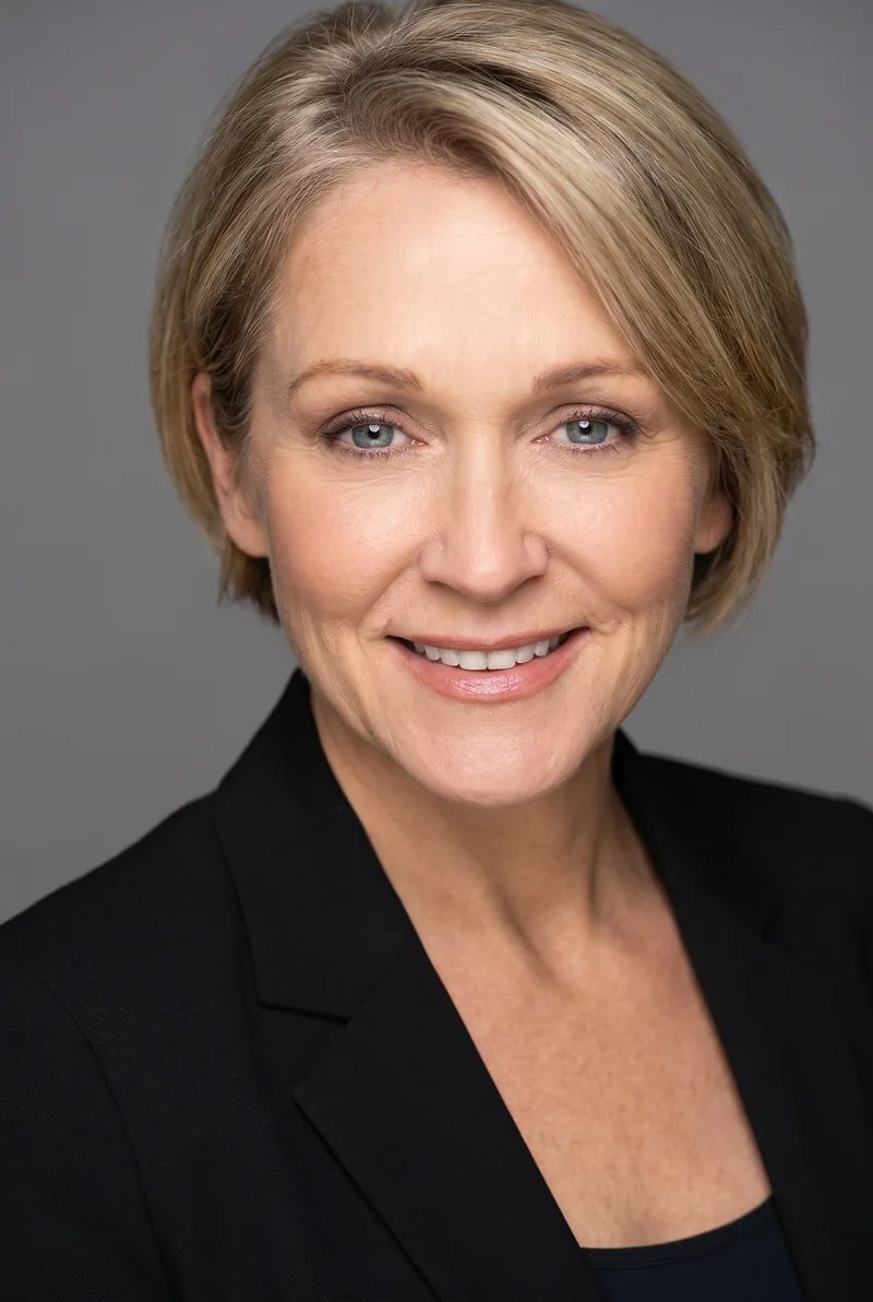 AI-generated portrait of Tracey Curro, keynote speaker
