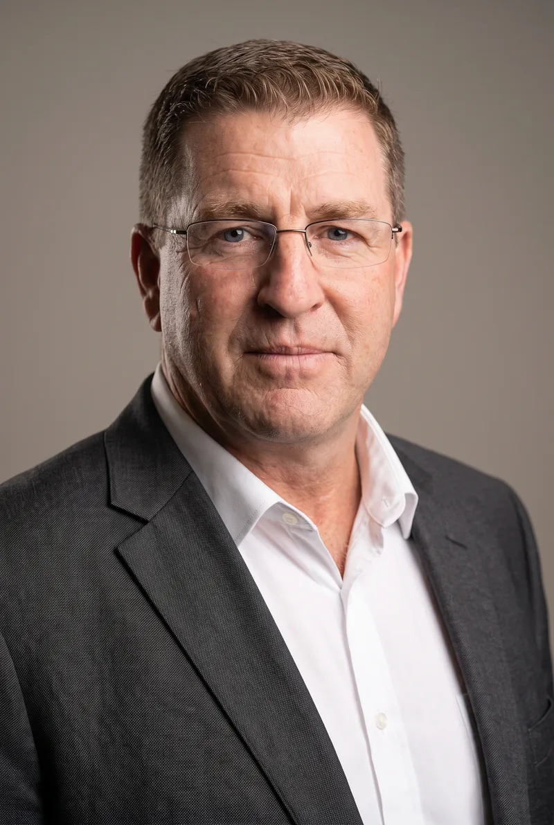 AI-generated portrait of Trevor Gleeson, keynote speaker