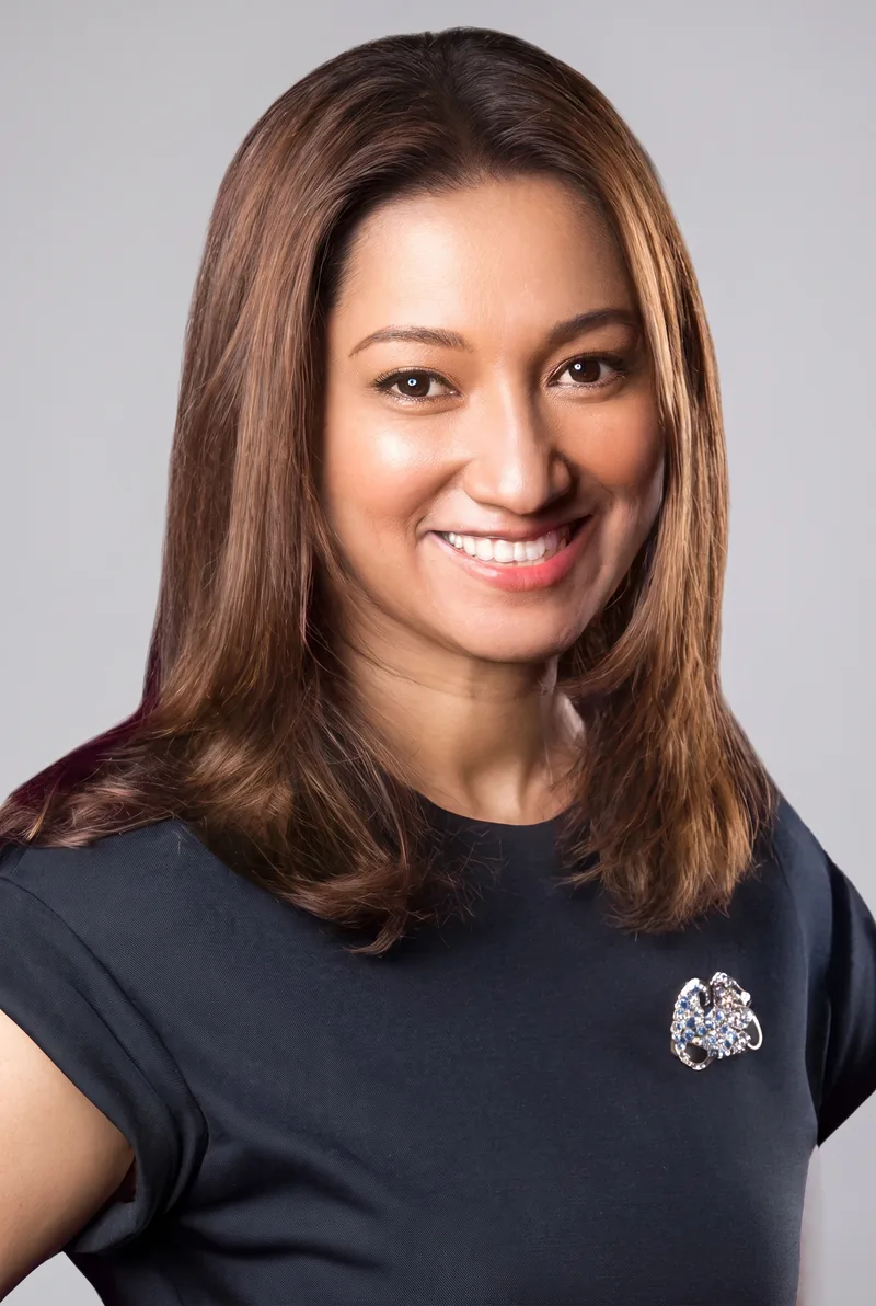 AI-generated portrait of Uma Rudd Chia, keynote speaker