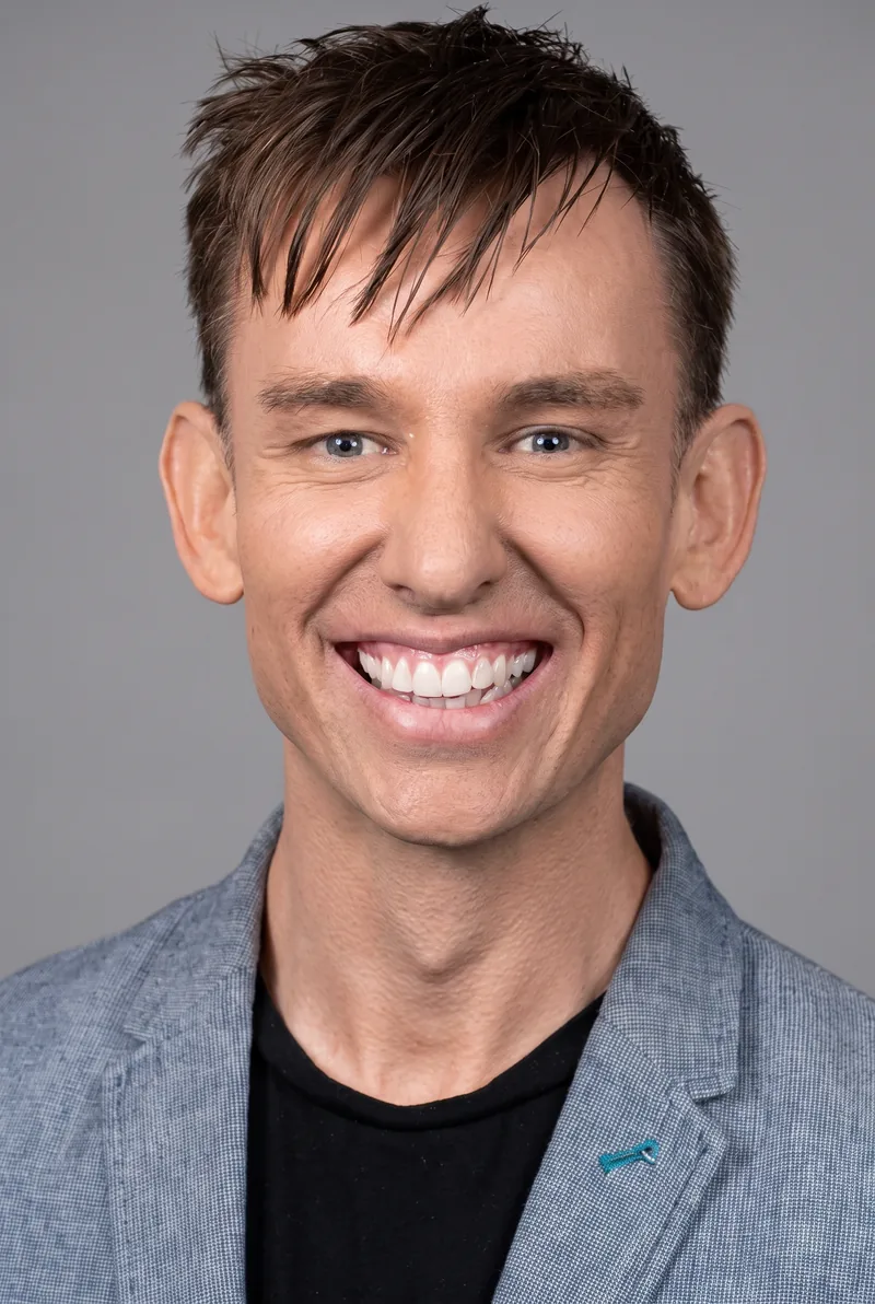 AI-generated portrait of Wayne Herbert, keynote speaker