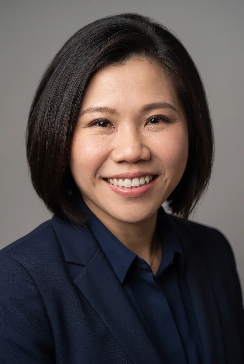 AI-generated portrait of Wendy Leong, keynote speaker